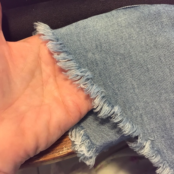 Wash lab “Selma” pieced 2 tone sky denim skirt - Picture 16 of 16